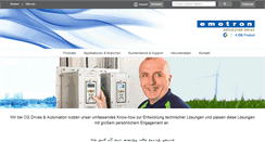 Desktop Screenshot of emotron.de